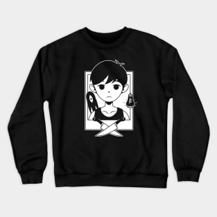 Black & White Young Boy Crewneck Sweatshirt